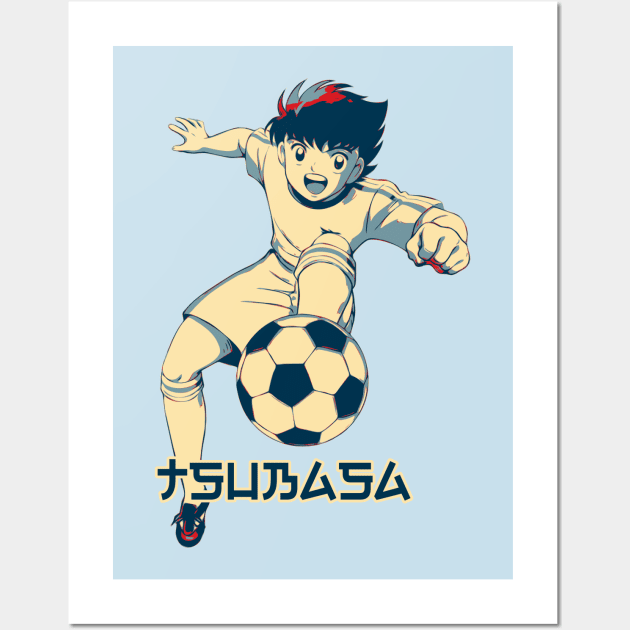 Captain Tsubasa Popart Wall Art by masnono